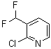 结构式 CAS# 865663-96-3, 2-氯-3-(二氟甲基)吡啶