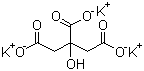 结构式 CAS# 866-84-2, 柠檬酸钾; 柠檬酸三钾