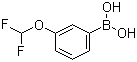 structure of CAS# 866607-09-2, 3-(Difluoromethoxy)phenylboronic acid;3-(Difluoromethoxy)benzeneboronic acid