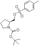 (S)-tert-Butyl 2-(tosyloxymethyl)pyrrolidine-1-carboxylate molecular structure (CAS 86661-32-7)