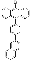 结构式 CAS# 866611-29-2, 9-溴-10-[4-(2-萘基)苯基]蒽