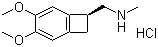 (1S)-4,5-Dimethoxy-1-[(methylamino)methyl]benzocyclobutane hydrochloride molecular structure (CAS 866783-13-3)