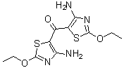 Bis(4-amino-2-ethoxy-5-thiazolyl)methanone molecular structure (CAS 86695-78-5)