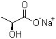 结构式 CAS# 867-56-1, L-乳酸钠
