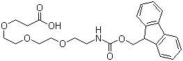 结构式 CAS# 867062-95-1, N-芴甲氧羰基-12-氨基-4,7,10-三氧杂十二酸