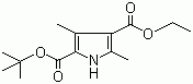 3,5-Dimethylpyrrole-2,4-dicarboxylic acid 2-t-butyl ester-4-ethyl ester molecular structure (CAS 86770-31-2)