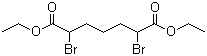 Diethyl 2,6-dibromoheptanedioate molecular structure (CAS 868-68-8)