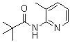 N-(3-Methyl-2-pyridinyl)-2,2-dimethylpropanamide molecular structure (CAS 86847-66-7)