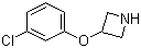 structure of CAS# 868833-95-8, 3-(3-Chlorophenoxy)azetidine