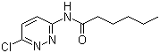N-(6-Chloro-3-pyridazinyl)hexanamide molecular structure (CAS 868948-14-5)