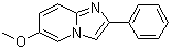 6-Methoxy-2-phenylimidazo[1,2-a]pyridine molecular structure (CAS 869583-76-6)
