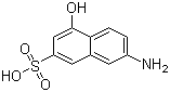 结构式 CAS# 87-02-5, J 酸; 2-氨基-5-萘酚-7-磺酸