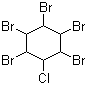 结构式 CAS# 87-84-3, 1,2,3,4,5-五溴-6-氯环己烷