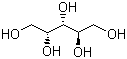 Xylitol molecular structure (CAS 87-99-0)