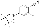 4-Cyano-3-fluorophenylboronic acid pinacol ester molecular structure (CAS 870238-67-8)