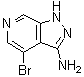 4-Bromo-1H-pyrazolo[3,4-c]pyridin-3-amine molecular structure (CAS 870244-35-2)