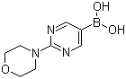 2-吗啉基嘧啶-5-基硼酸分子结构 (CAS 870521-33-8)