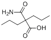2-Carbamoyl-2-propylpentanoic acid molecular structure (CAS 87113-24-4)