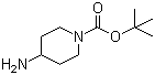 4-Amino-1-Boc-piperidine molecular structure (CAS 87120-72-7)