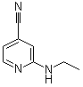 2-(乙基氨基)-4-吡啶甲腈分子结构 (CAS 87121-58-2)