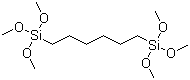 1,6-Bis(trimethoxysilyl)hexane molecular structure (CAS 87135-01-1)