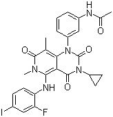 GSK-1120212 molecular structure (CAS 871700-17-3)