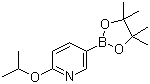 structure of CAS# 871839-91-7, 2-Isopropoxypyridine-5-boronic acid pinacol ester;6-Isopropoxypyridine-3-boronic acid pinacol ester