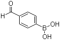structure of CAS# 87199-17-5, 4-Formylphenylboronic acid;4-(Dihydroxyboryl)benzaldehyde; 4-Boronobenzaldehyde