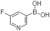 structure of CAS# 872041-86-6, 5-Fluoropyridin-3-ylboronic acid