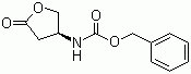 Benzyl (S)-(-)-tetrahydro-5-oxo-3-furanylcarbamate molecular structure (CAS 87219-29-2)