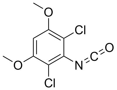 2,6-Dichloro-3,5-dimethoxyphenyl isocyanate molecular structure (CAS 872511-32-5)
