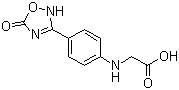 N-[4-(2,5-Dihydro-5-oxo-1,2,4-oxadiazol-3-yl)phenyl]glycine molecular structure (CAS 872728-82-0)