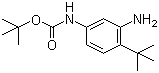 tert-Butyl (3-amino-4-(tert-butyl)phenyl)carbamate molecular structure (CAS 873055-92-6)