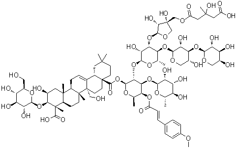 (E)-Onjisaponin J molecular structure (CAS 873334-98-6)