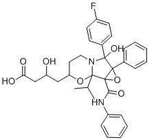 Atorvastatin Epoxy Pyrrolooxazin 6-Hydroxy Analog molecular structure (CAS 873950-17-5)