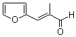 2-Methyl-3-(2-furyl)-2-propenal molecular structure (CAS 874-66-8)