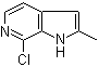 7-Chloro-2-methyl-1H-pyrrolo[2,3-c]pyridine molecular structure (CAS 874013-97-5)