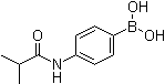 结构式 CAS# 874219-50-8, [4-[(2-甲基-1-氧代丙基)氨基]苯基]硼酸