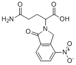 structure of CAS# 874760-71-1, Lenalidomide Impurity 13;5-amino-2-(7-nitro-3-oxo-1H-isoindol-2-yl)-5-oxopentanoic acid