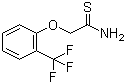 2-[2-(Trifluoromethyl)phenoxy]ethanethioamide molecular structure (CAS 874804-03-2)