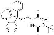 Boc-S-trityl-D-cysteine molecular structure (CAS 87494-13-1)