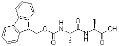 结构式 CAS# 87512-31-0, N-[芴甲氧羰基]-L-丙氨酰基-L-丙氨酸