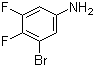 3-溴-4,5-二氟苯胺分子结构 (CAS 875664-41-8)