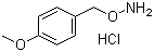 O-(4-甲氧基苄基)羟胺盐酸盐分子结构 (CAS 876-33-5)