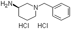 (R)-1-苄基-3-氨基哌啶二盐酸盐分子结构 (CAS 876160-18-8)
