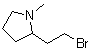 2-(2-Bromoethyl)-1-methylpyrrolidine molecular structure (CAS 87642-30-6)