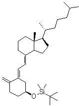 (1,1-Dimethylethyl)dimethyl[[(3beta,5E,7E)-9,10-secocholesta-5,7,10(19)-trien-3-yl]oxy]silane molecular structure (CAS 87649-55-6)
