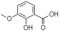 3-甲氧基水杨酸分子结构 (CAS 877-22-5)