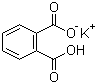 结构式 CAS# 877-24-7, 邻苯二甲酸氢钾; 1,2-苯二甲酸氢钾; 酞酸氢钾