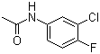 3'-Chloro-4'-fluoroacetanilide molecular structure (CAS 877-90-7)